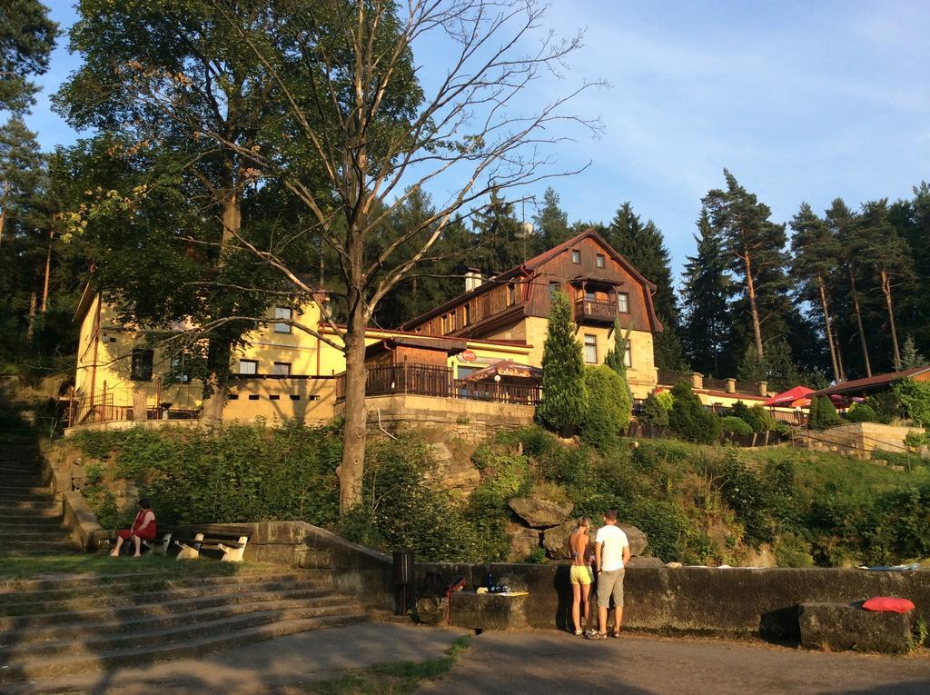 Hotel Garni Belveder Hřensko Exteriör bild