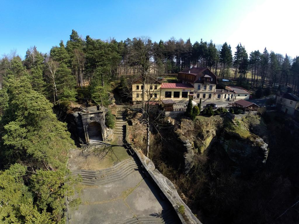 Hotel Garni Belveder Hřensko Exteriör bild