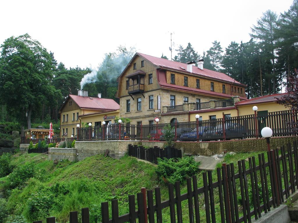 Hotel Garni Belveder Hřensko Exteriör bild