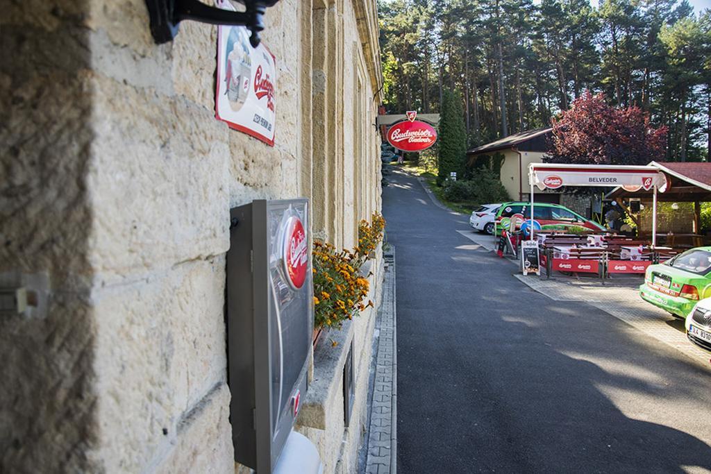 Hotel Garni Belveder Hřensko Exteriör bild