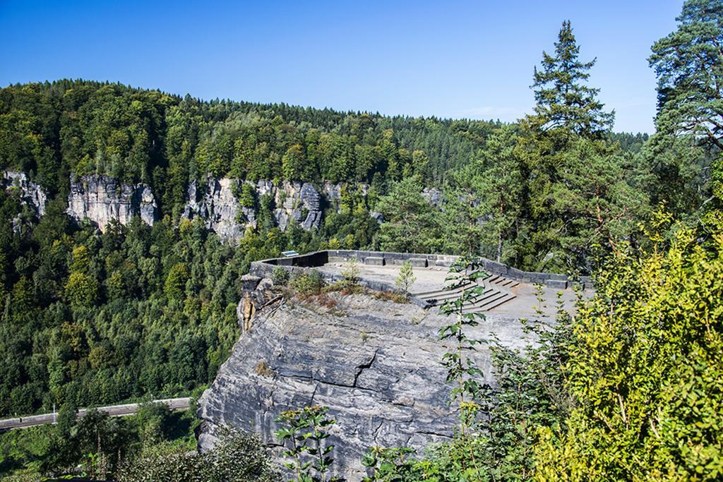 Hotel Garni Belveder Hřensko Exteriör bild