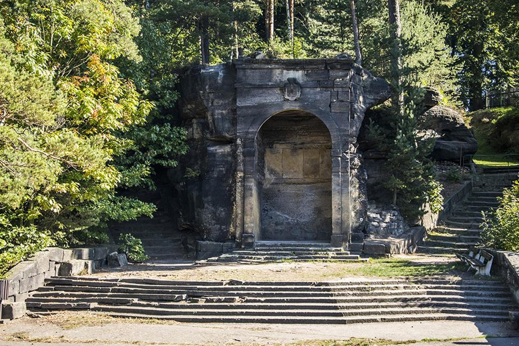 Hotel Garni Belveder Hřensko Exteriör bild